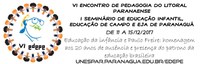 VI Encontro de Pedagogia do Litoral Paranaense VI Encontro de Pedagogia do Litoral Paranaense