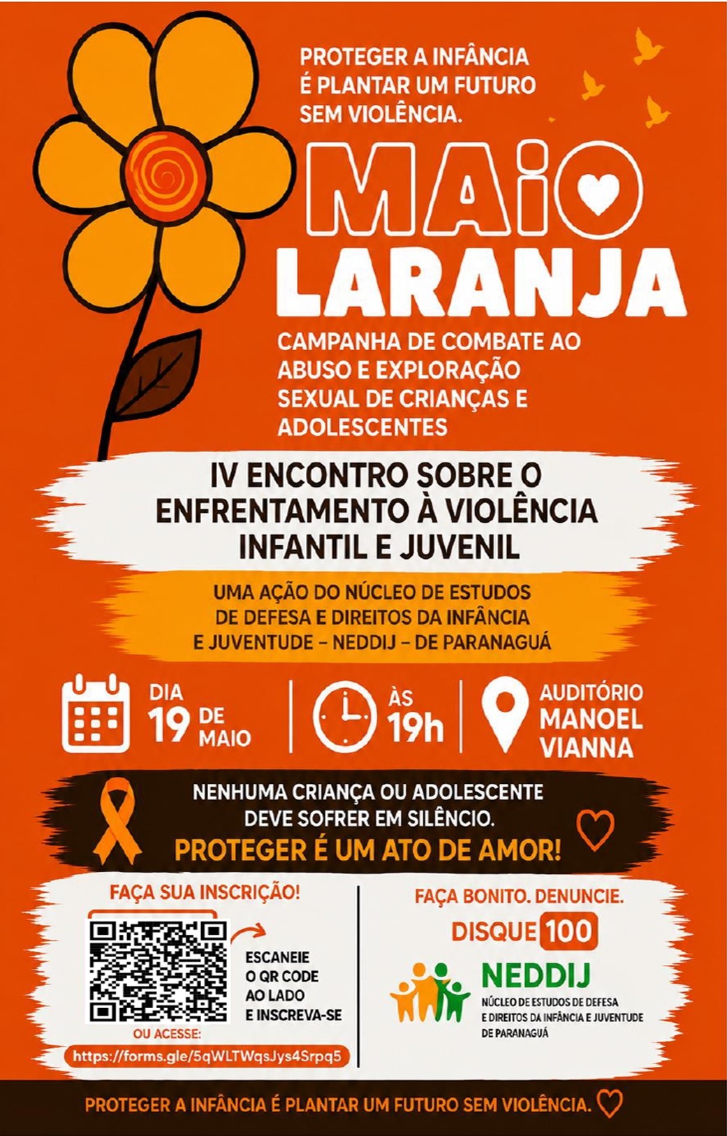 Maio Laranja 2026