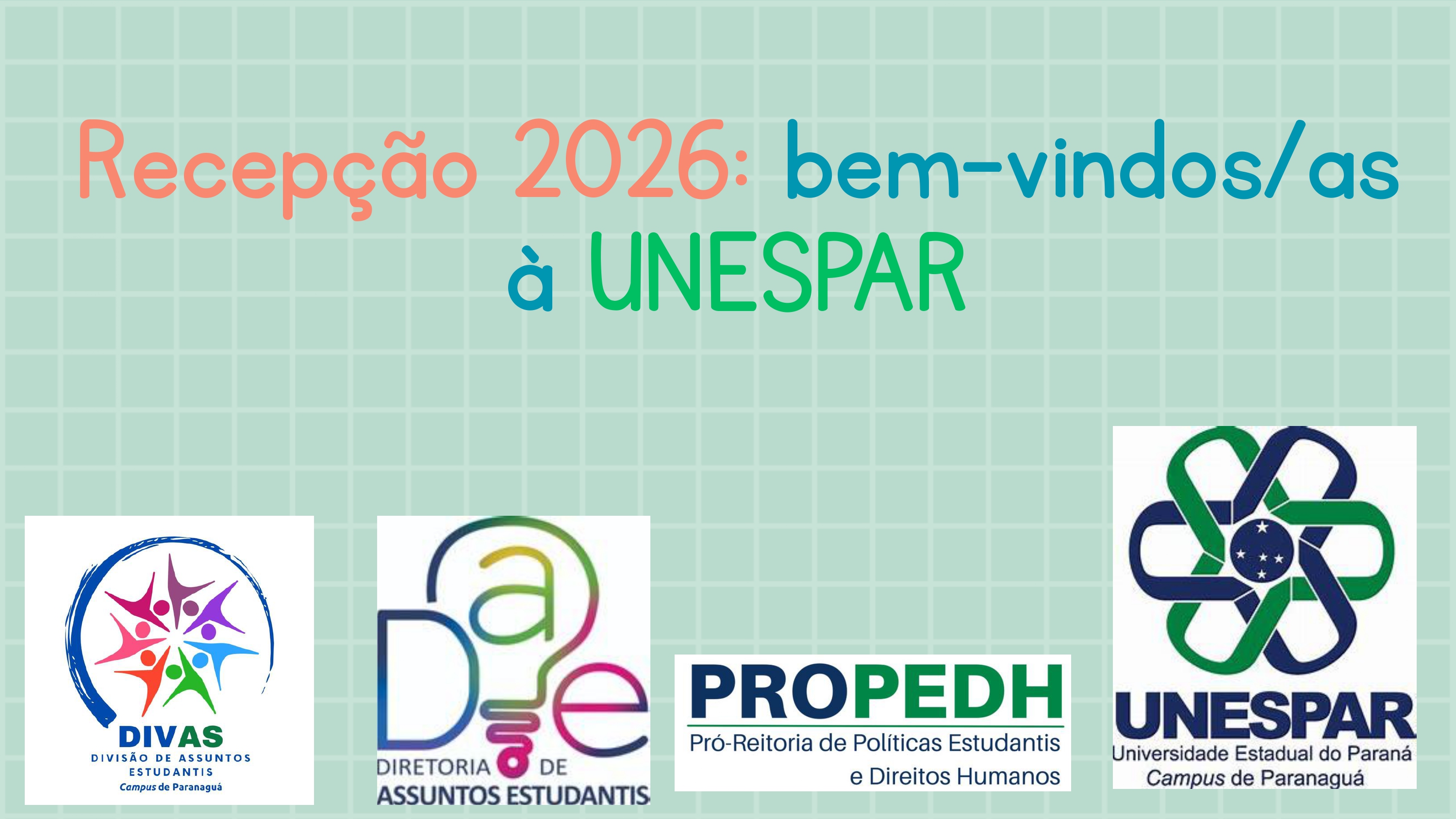 Recepção 2026