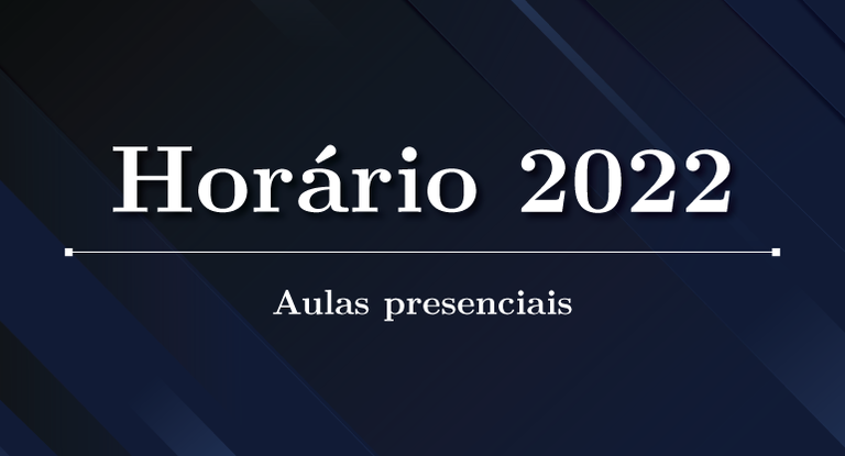 Horario 2022