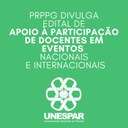 PRPPG divulga edital de apoio à participação de docentes em eventos nacionais e internacionais