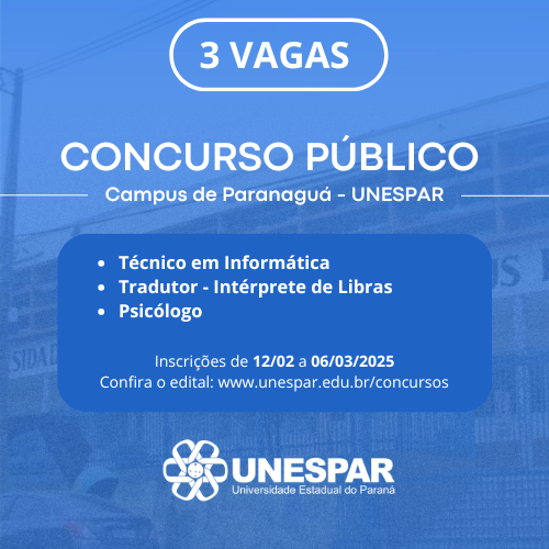 Concurso Público 3 vagas