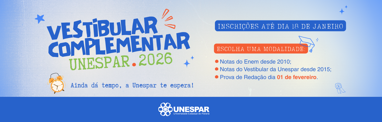 Vestibular Complementar 2026 