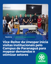 Vice-Reitor da Unespar inicia visitas institucionais pelo Campus de Paranaguá para mapear demandas e otimizar setores