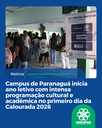 Campus de Paranaguá inicia ano letivo com intensa programação cultural e acadêmica no primeiro dia da Calourada 2026