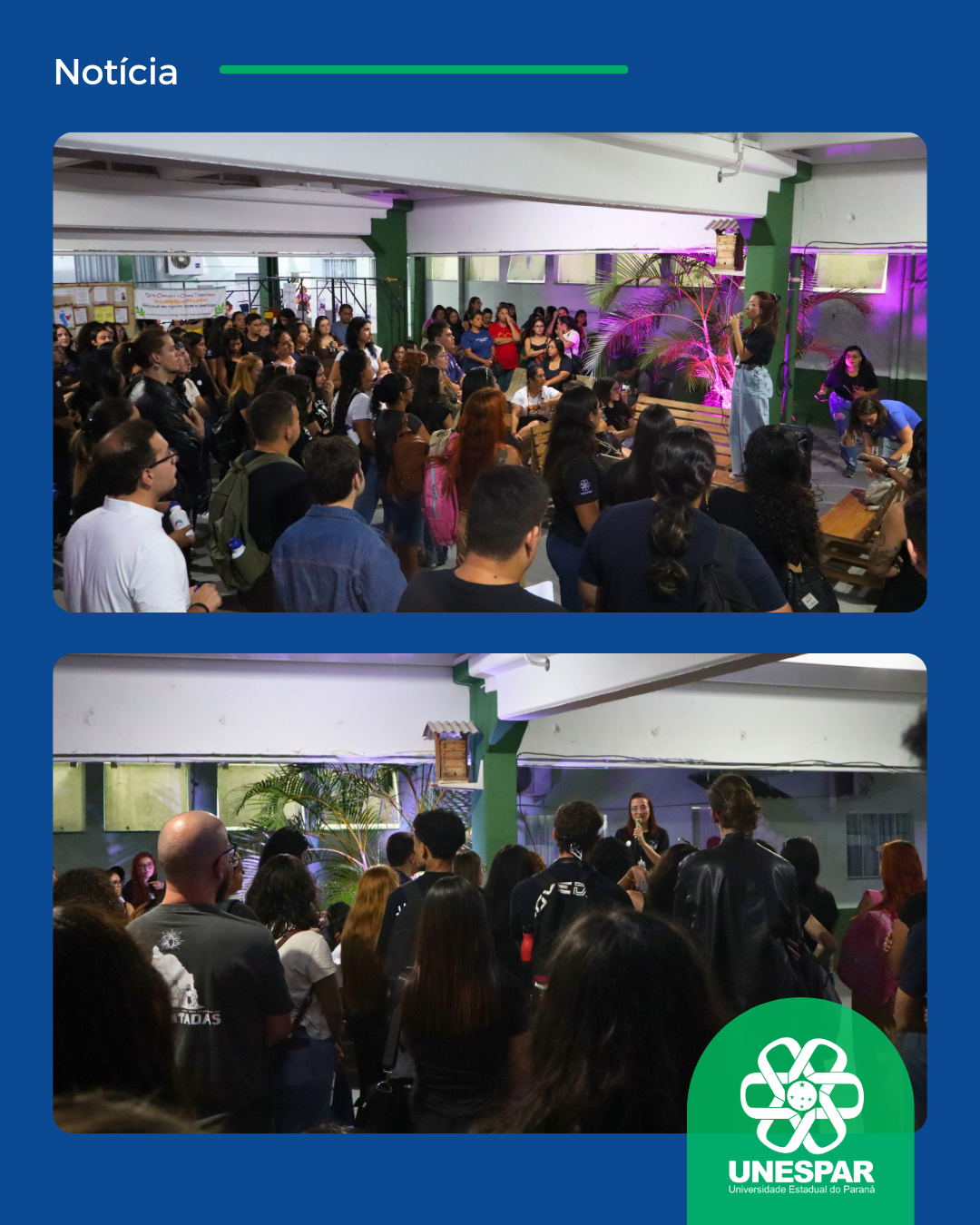 Campus de Paranaguá inicia ano letivo com intensa programação cultural e acadêmica no primeiro dia da Calourada 2026