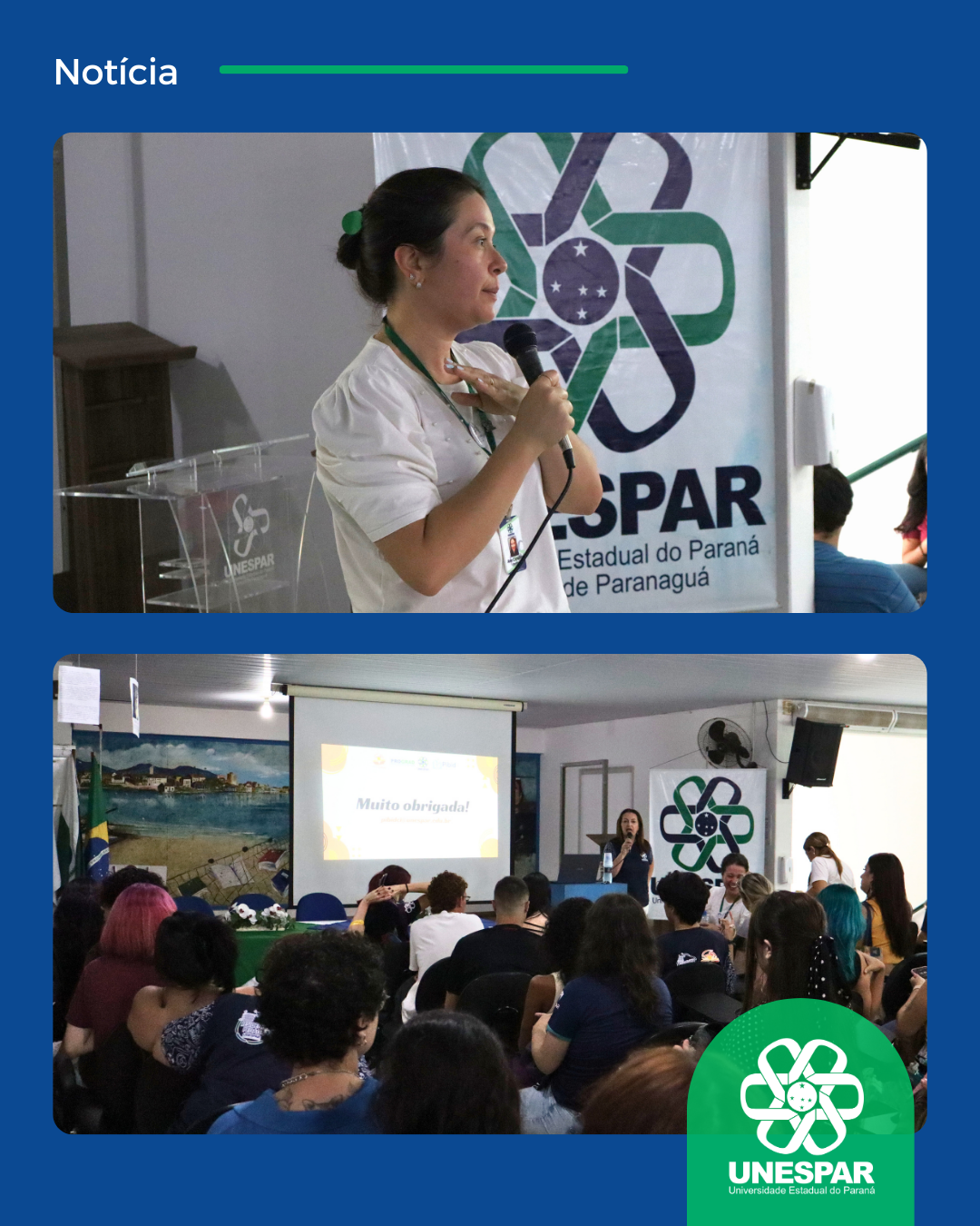 Campus de Paranaguá recebe atividades presenciais do V Encontro do Pibid na Unespar