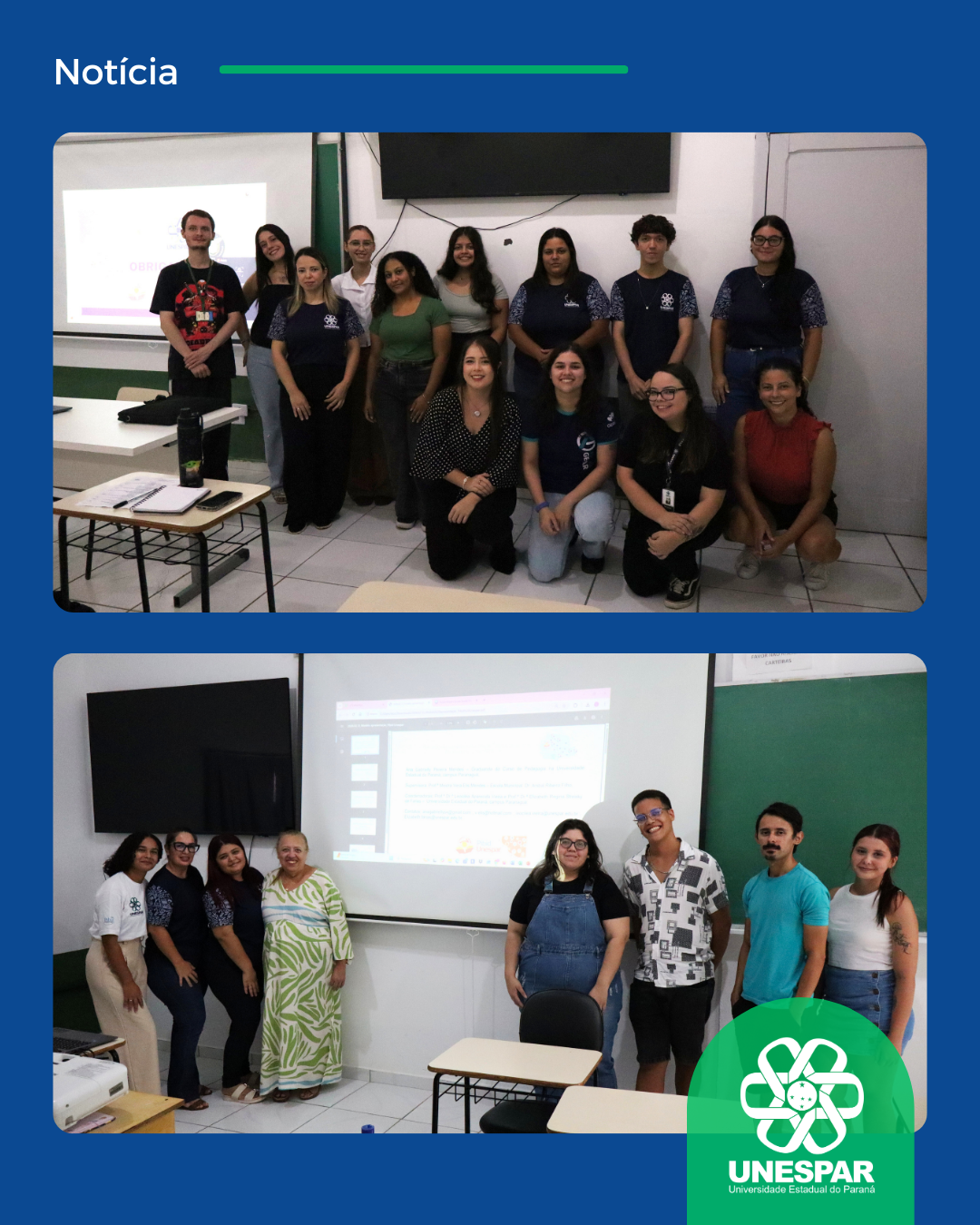 Campus de Paranaguá recebe atividades presenciais do V Encontro do Pibid na Unespar