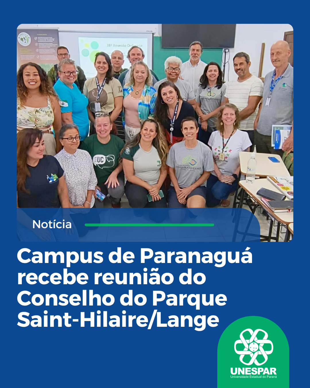 Campus de Paranaguá recebe reunião do Conselho do Parque Saint-Hilaire/Lange