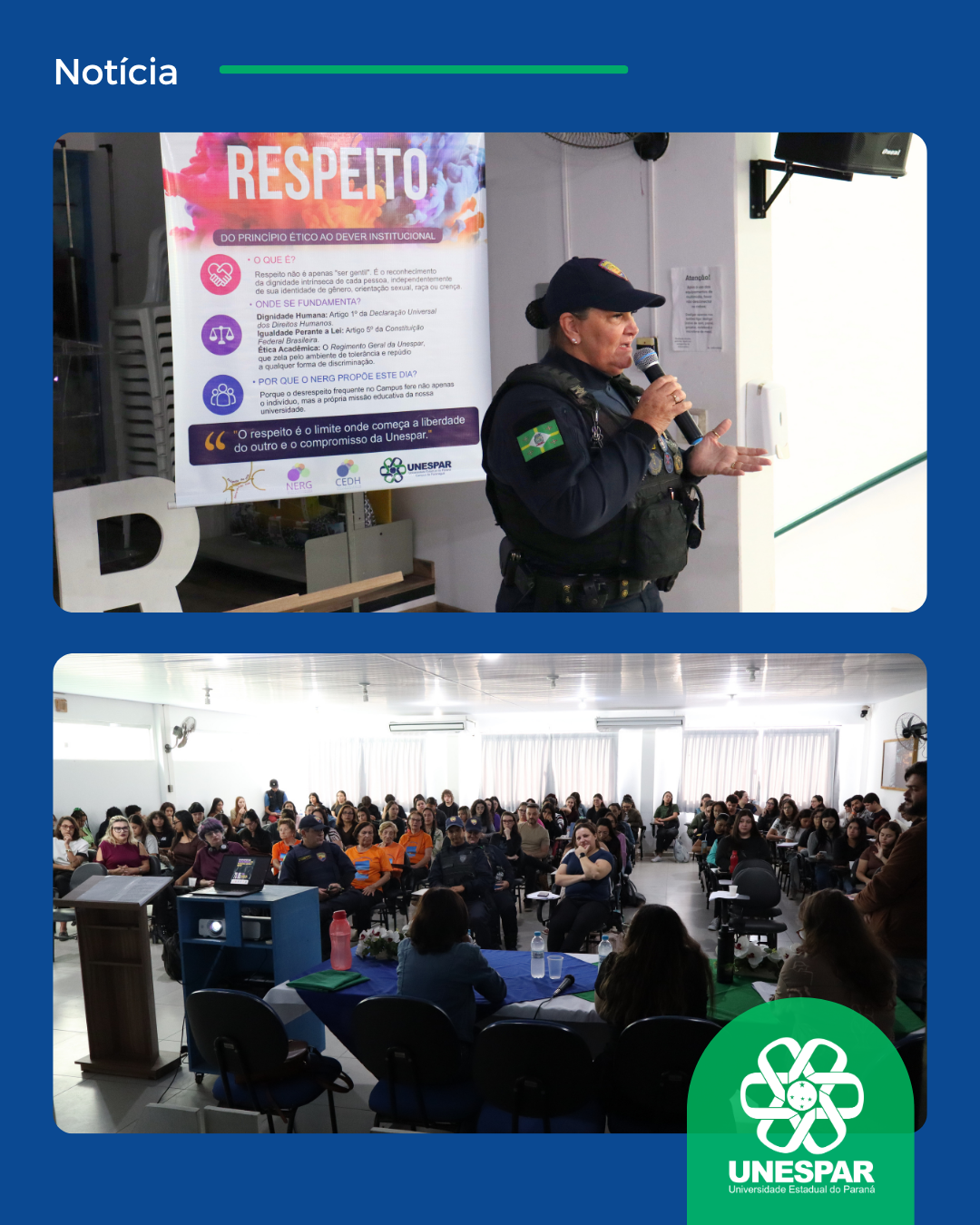 Campus de Paranaguá sedia evento sobre Direitos Humanos e ações de enfrentamento à violência contra a mulher