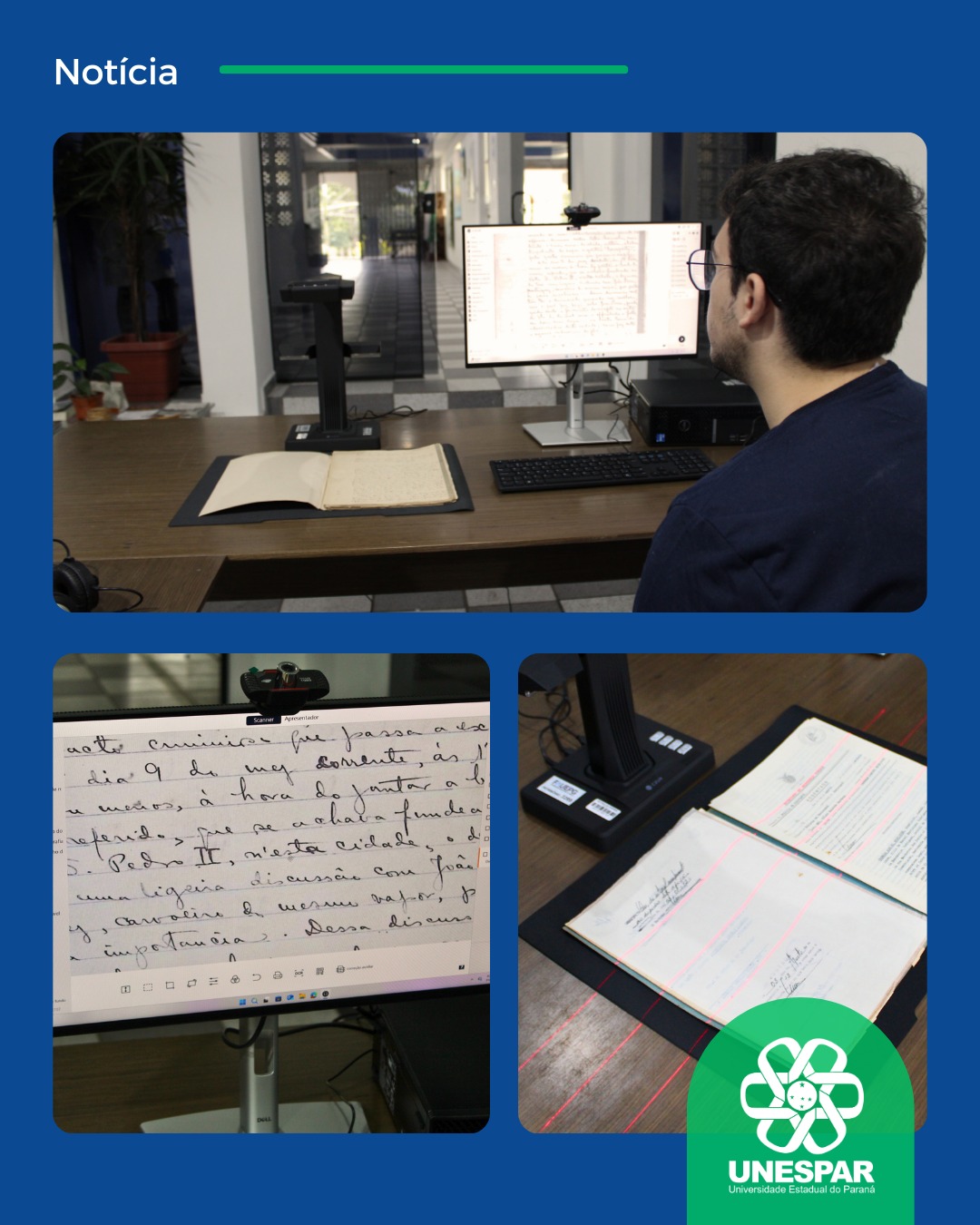 CDoc H Litoral recebe novo scanner profissional para digitalização de documentos históricos