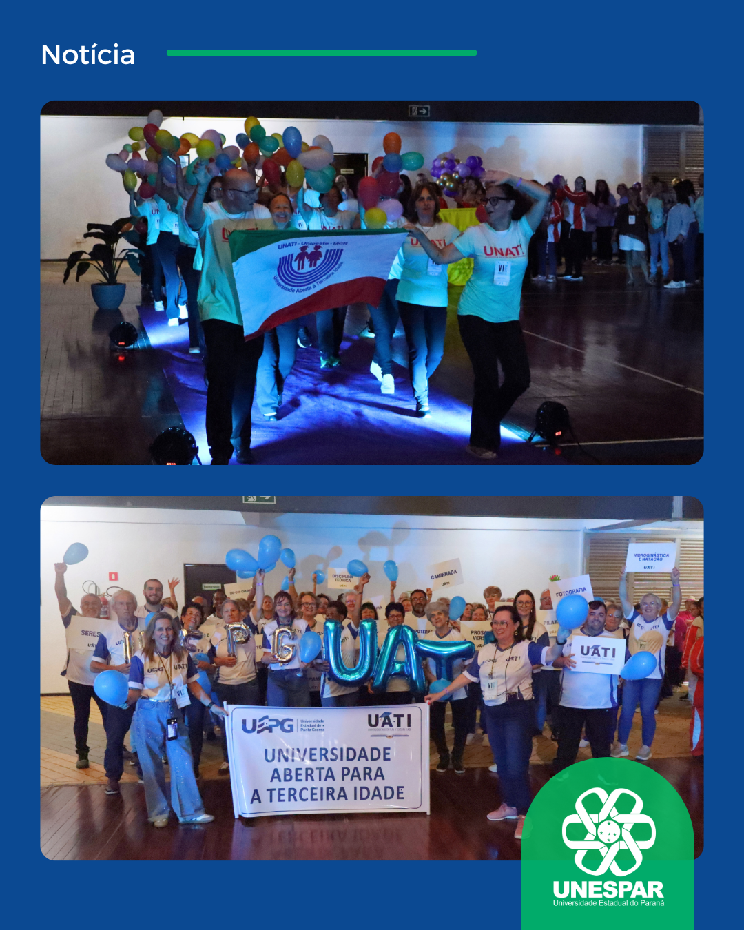 VI Encontro Paranaense da Pessoa Idosa Universitária reúne delegações de todo o Estado em Pontal do Paraná