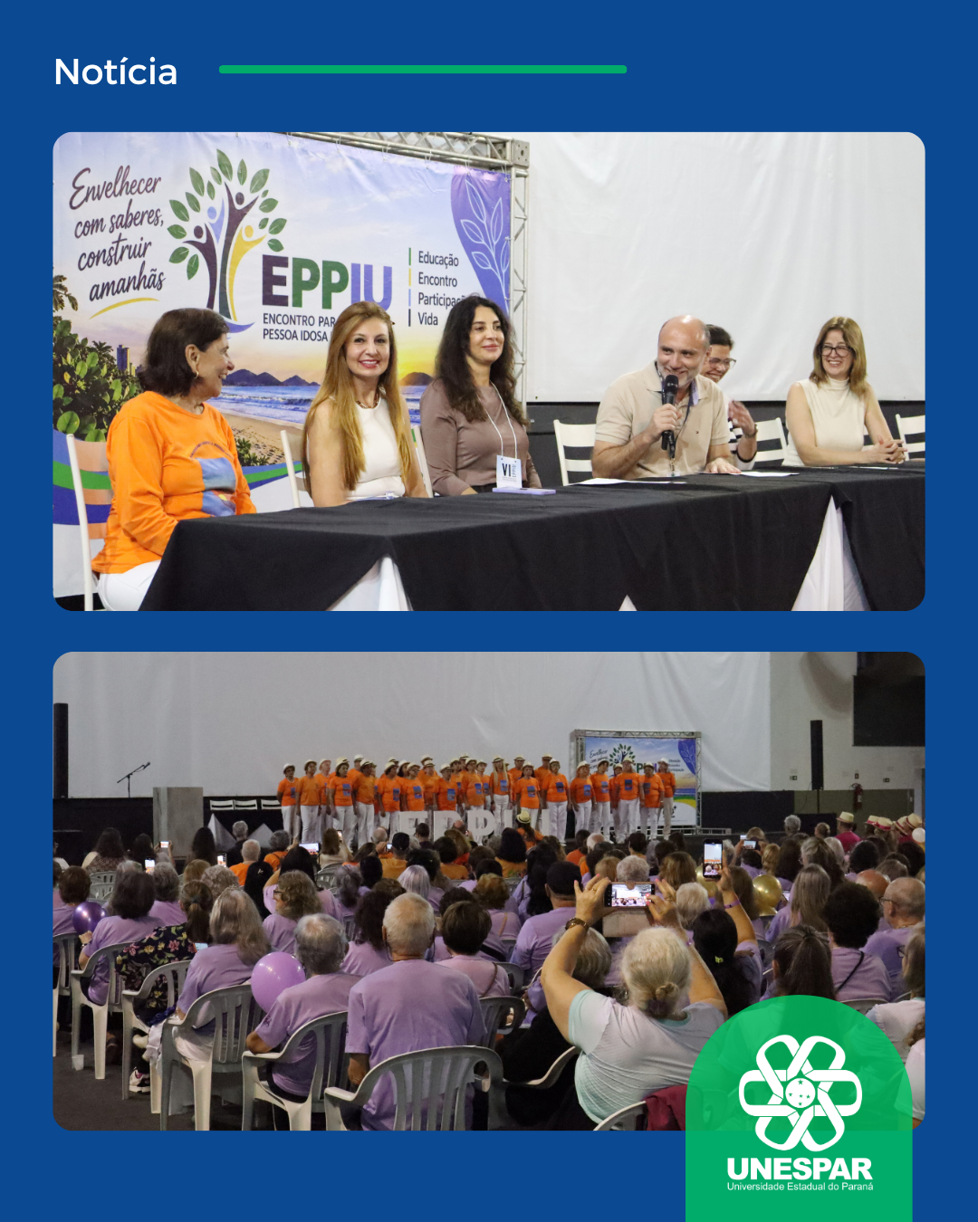 VI Encontro Paranaense da Pessoa Idosa Universitária reúne delegações de todo o Estado em Pontal do Paraná