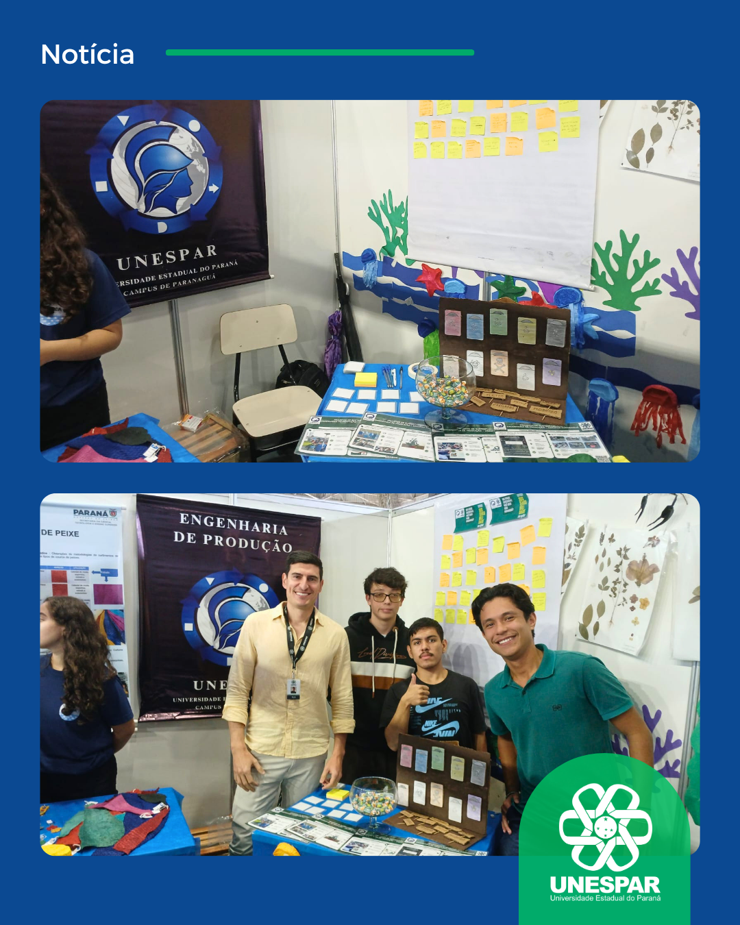Cursos de Ciências Biológicas e Engenharia de Produção do Campus de Paranaguá apresentam projetos na 19ª Semana do Meio Ambiente