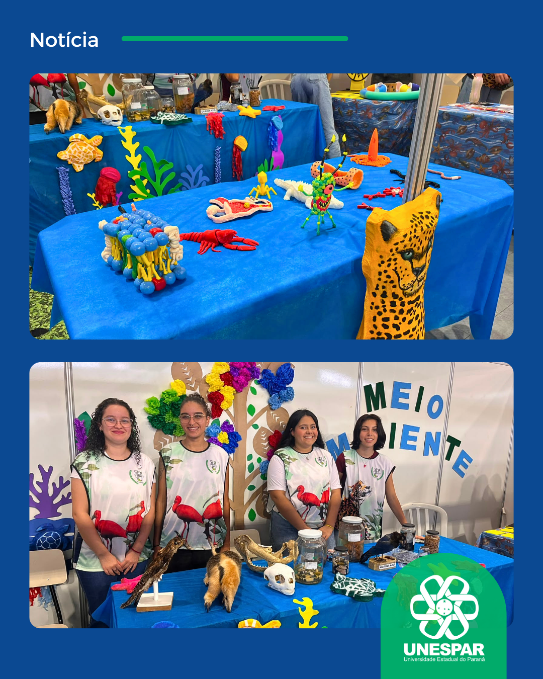 Cursos de Ciências Biológicas e Engenharia de Produção do Campus de Paranaguá apresentam projetos na 19ª Semana do Meio Ambiente