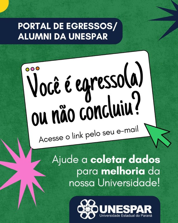 Egressos da Unespar são convidados a responder questionário avaliativo