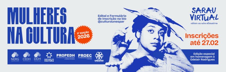 Inscrições abertas para Sarau Virtual “Mulheres na Cultura” 2026