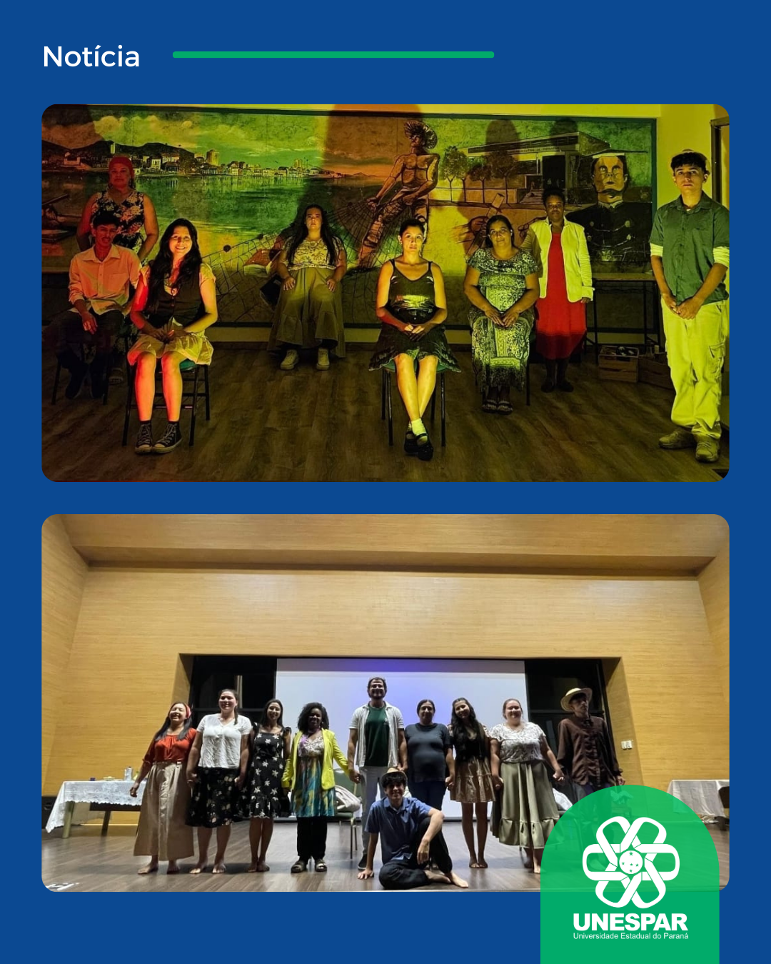 Projeto de Extensão “Oficina de Teatro: estudos de composição cênica” promove formação teatral no Campus de Paranaguá