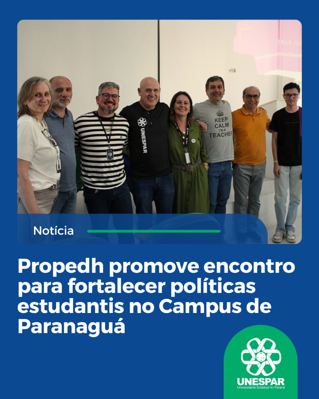 Propedh promove políticas estudantis no Campus de Paranaguá