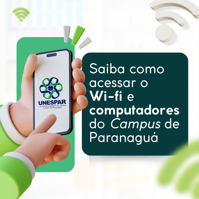 Saiba como acessar o Wi-fi e computadores do Campus de Paranaguá