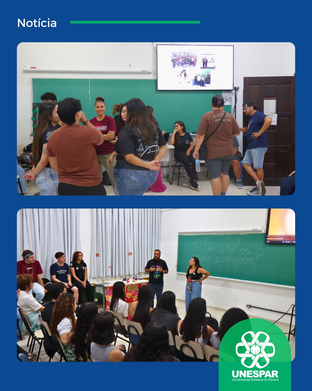 Segundo dia da Calourada 2026 promove oficinas e apresentação teatral