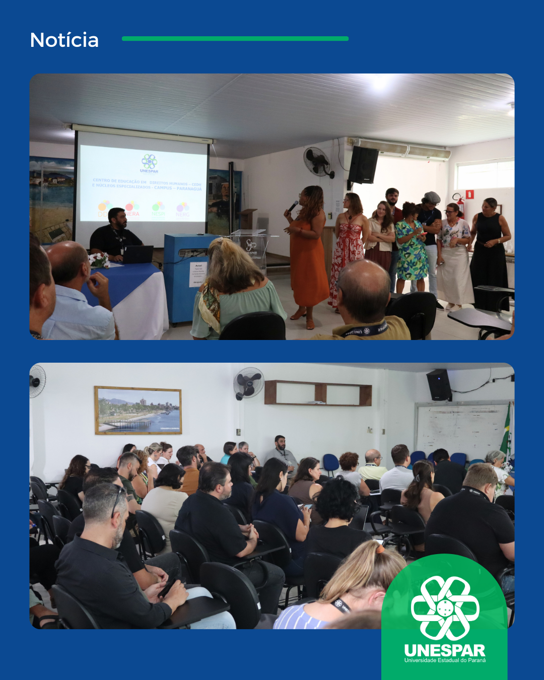 Semana Pedagógica no Campus de Paranaguá une gestão administrativa e reflexão sobre a identidade docente