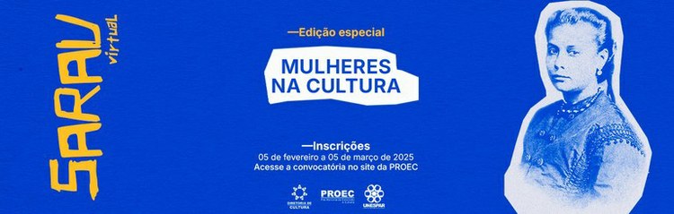 Unespar abre inscrições para a 2ª edição do Sarau Virtual dedicado às Mulheres