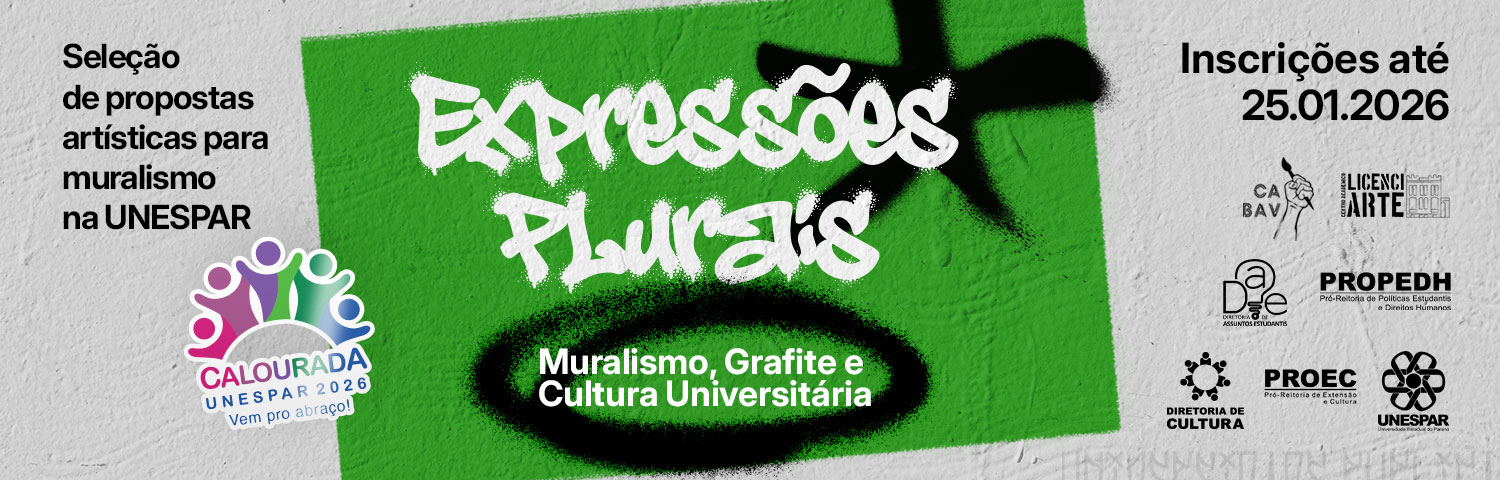 Unespar abre inscrições para intervenções artísticas nos campi através do Edital Expressões Plurais