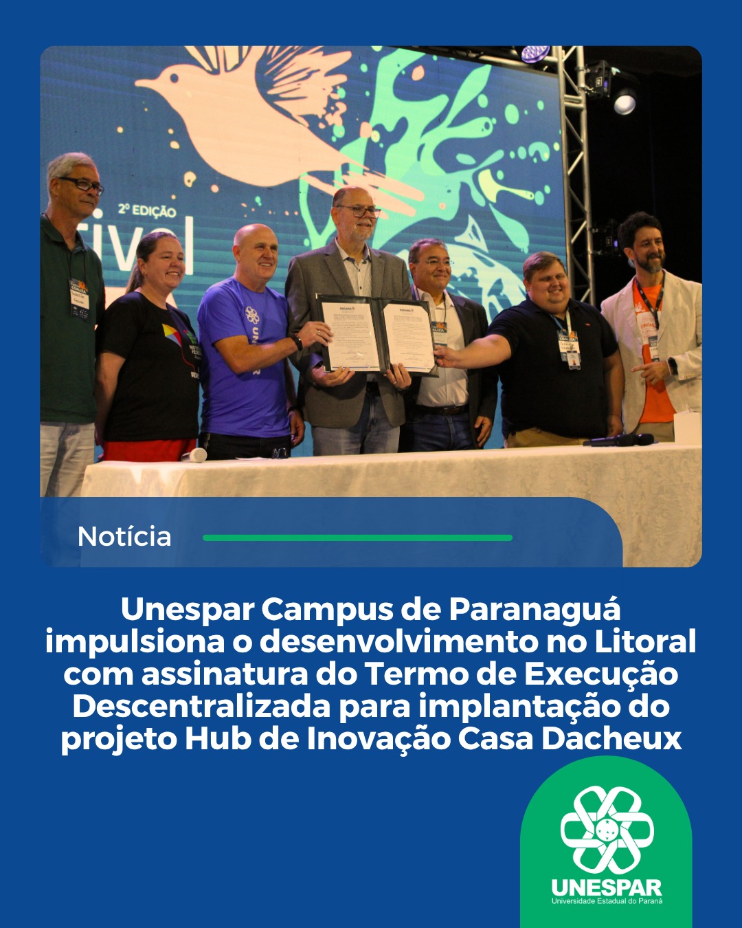 Execução Descentralizada para implantação do projeto Hub de Inovação Casa Dacheux