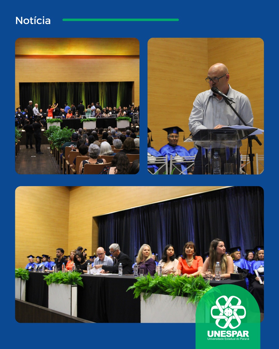 Unespar celebra a formatura dos estudantes da Unati Paranaguá e Pontal do Paraná