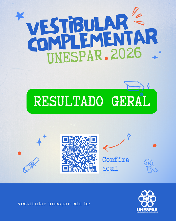 Unespar divulga resultado do Vestibular Complementar