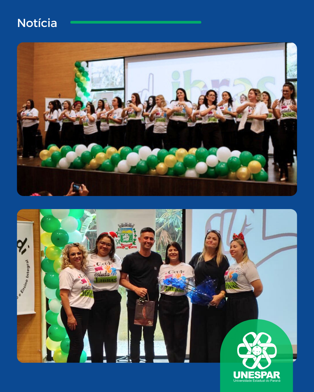 Unespar e Semedi realizam formatura do Curso de Libras e reforçam inclusão em Paranaguá