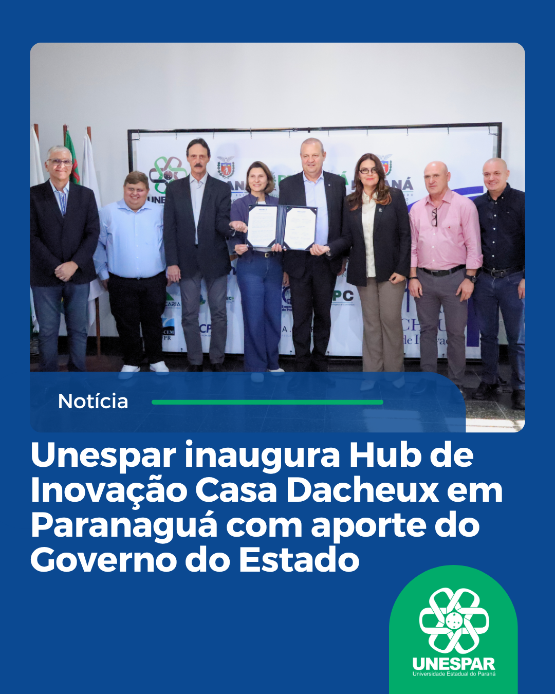 Unespar inaugura Hub de Inovação Casa Dacheux em Paranaguá com aporte do Governo do Estado