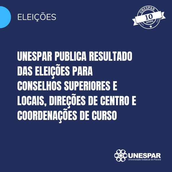 Unespar publica resultado das eleições para Conselhos Superiores e Locais, Direções de Centro e Coordenações de Curso.jpg