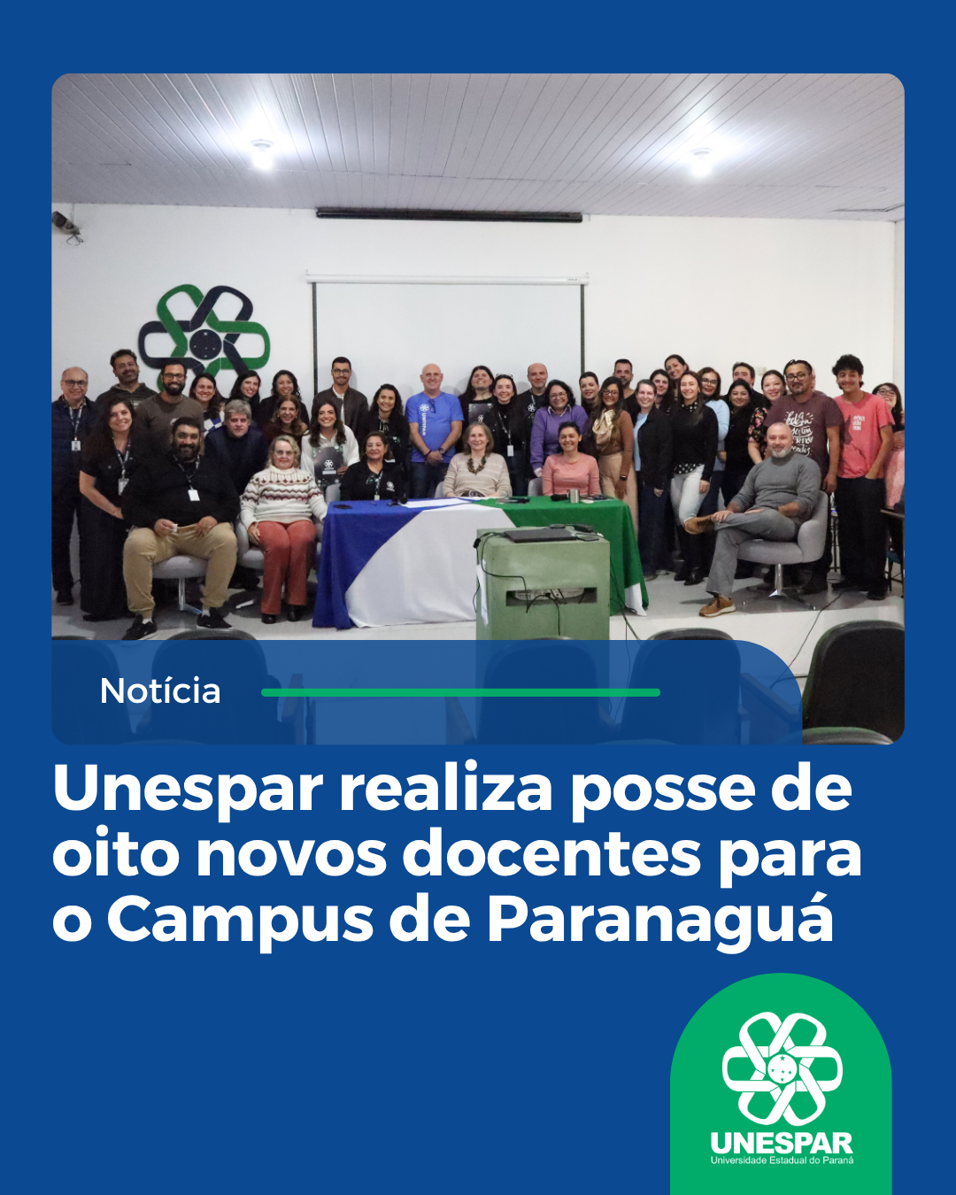 Unespar realiza posse de oito novos docentes para o Campus de Paranaguá