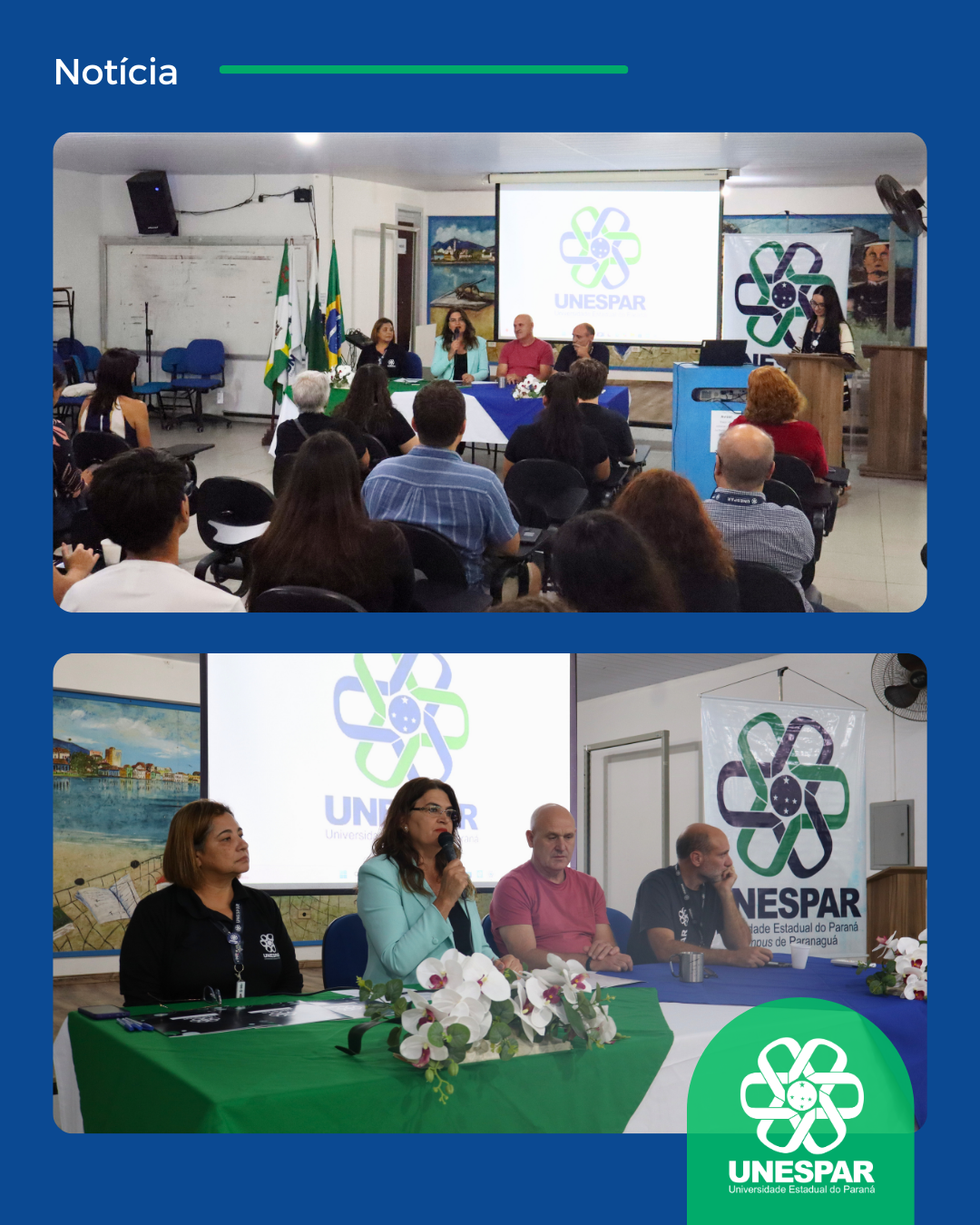 Unespar realiza posse de três novas docentes para o Campus de Paranaguá