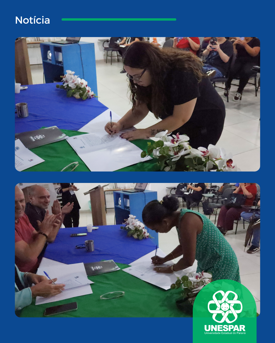 Unespar realiza posse de três novas docentes para o Campus de Paranaguá