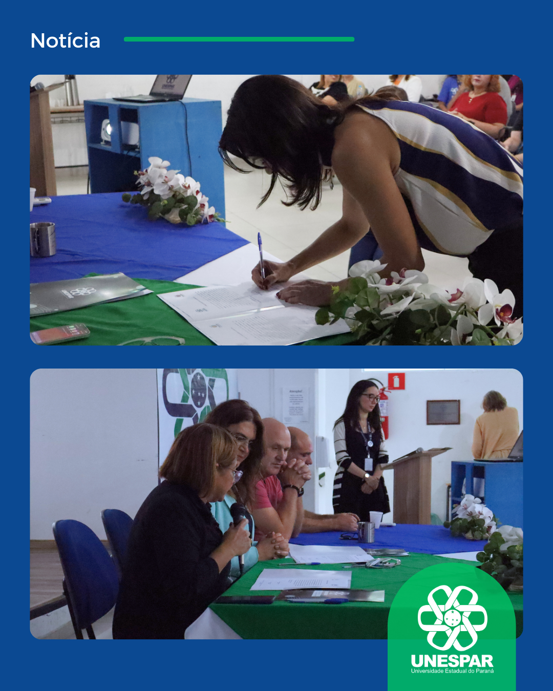 Unespar realiza posse de três novas docentes para o Campus de Paranaguá