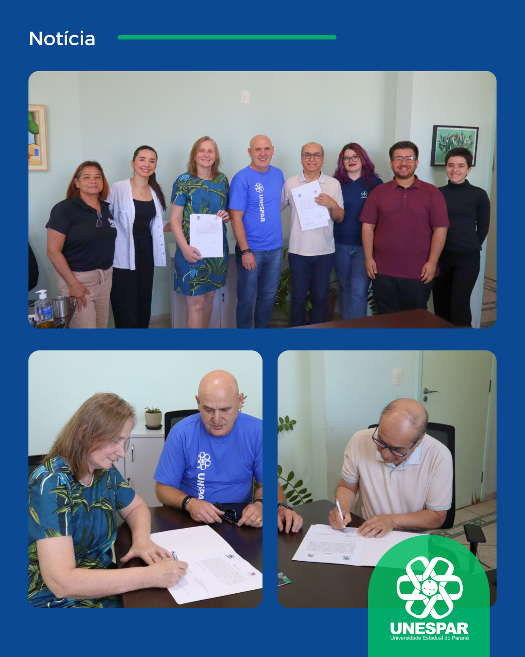 Unespar realiza posse dos novos diretores de Centros de Áreas do Campus de Paranaguá