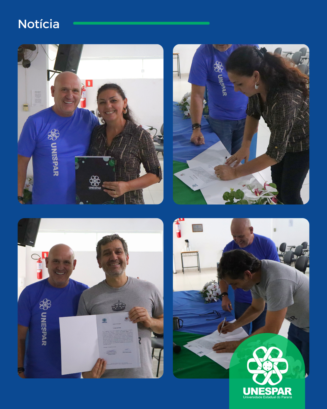 Unespar realiza posse novos coordenadores de cursos do Campus de Paranaguá