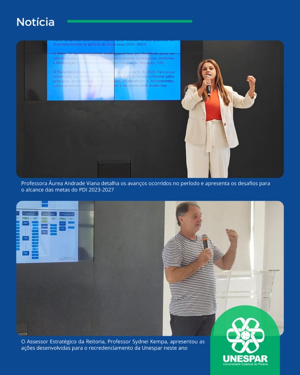 Unespar realiza reunião com equipes de gestão da Reitoria e dos sete Campi para acompanhamento das metas do Plano de Desenvolvimento Institucional - 2023-2027