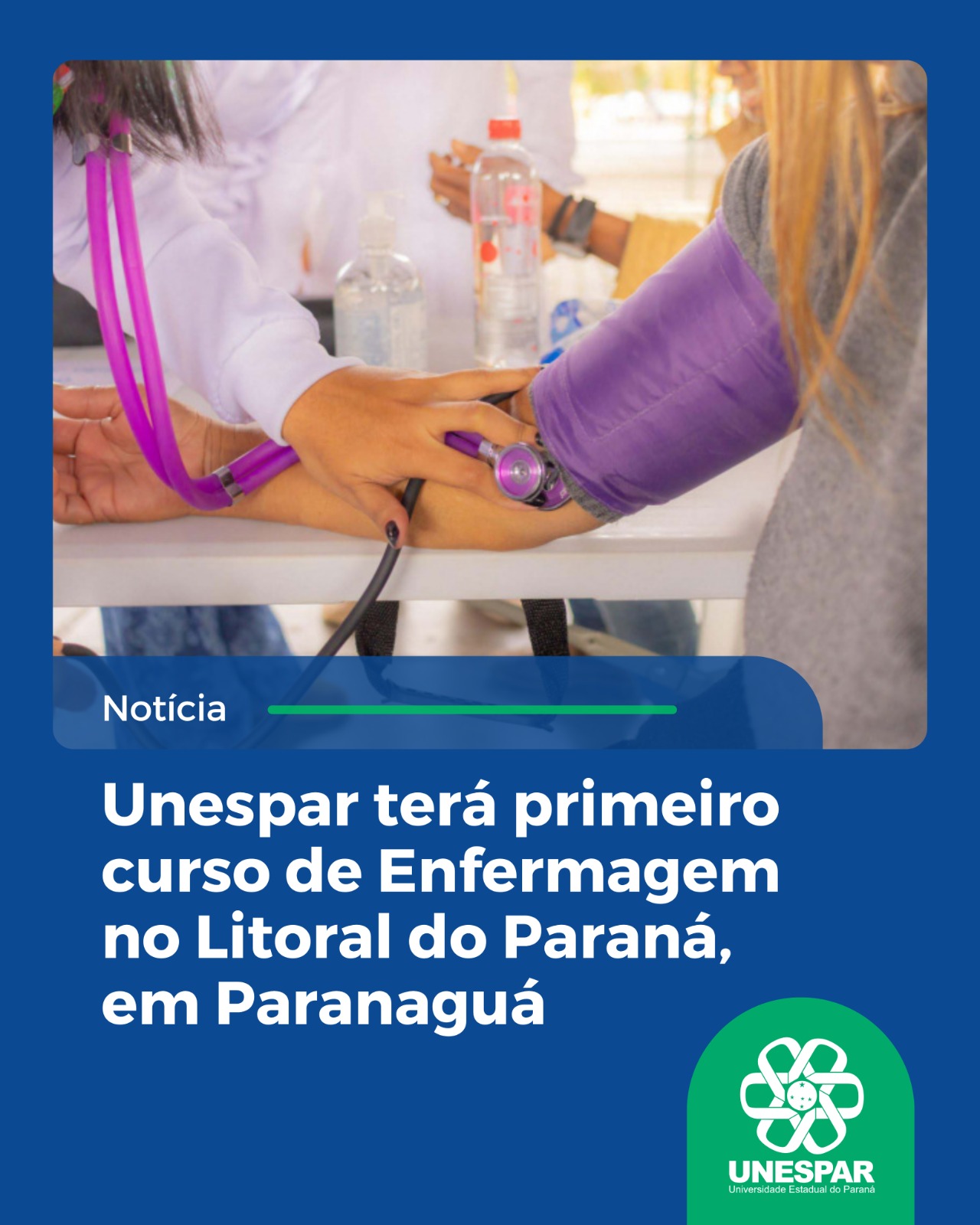 Unespar terá primeiro curso de Enfermagem no Litoral do Paraná, em Paranaguá