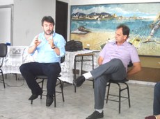 Visita do Reitor Carlos Aleixo ao Campus de Paranaguá