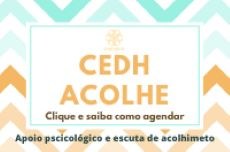 Programa “CEDH acolhe” oferece apoio psicológico e escuta de acolhimento não presencial