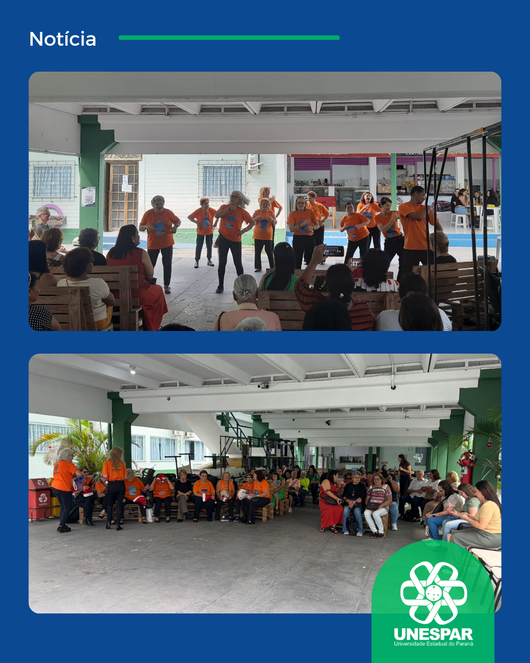 Projeto de Extensão do curso de Letras Português com parceria do CRAS conclui ciclo de encontros com confraternização no Campus de Paranaguá